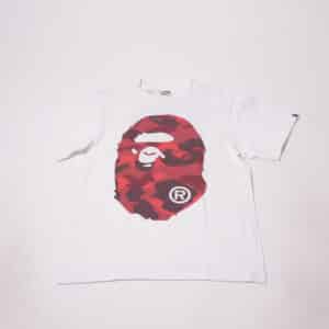 Playera Bape Red Camo Ape