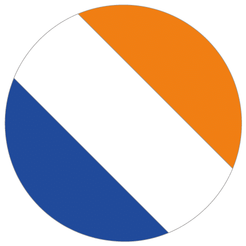 Azul/Blanco/Naranja