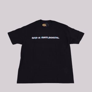 Playera ASSC Sadboyz Blue Butterfly Pink Black