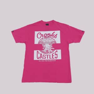 Playera Crooks and Castles Snakes Pink