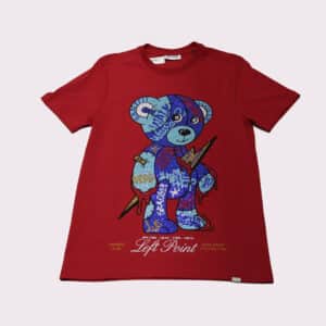 Playera Left Point Crystal Blue bear R